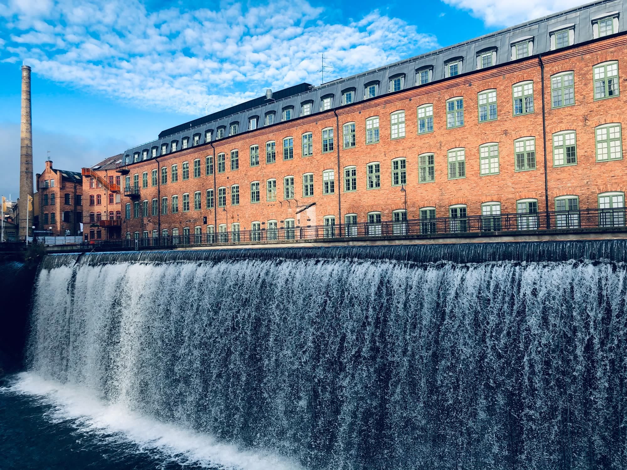 Industrilandskapet och Motala ström i Norrköping